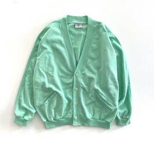 Vintage La Sweaterie Made in France Button Front Cardigan Jumper Unisex